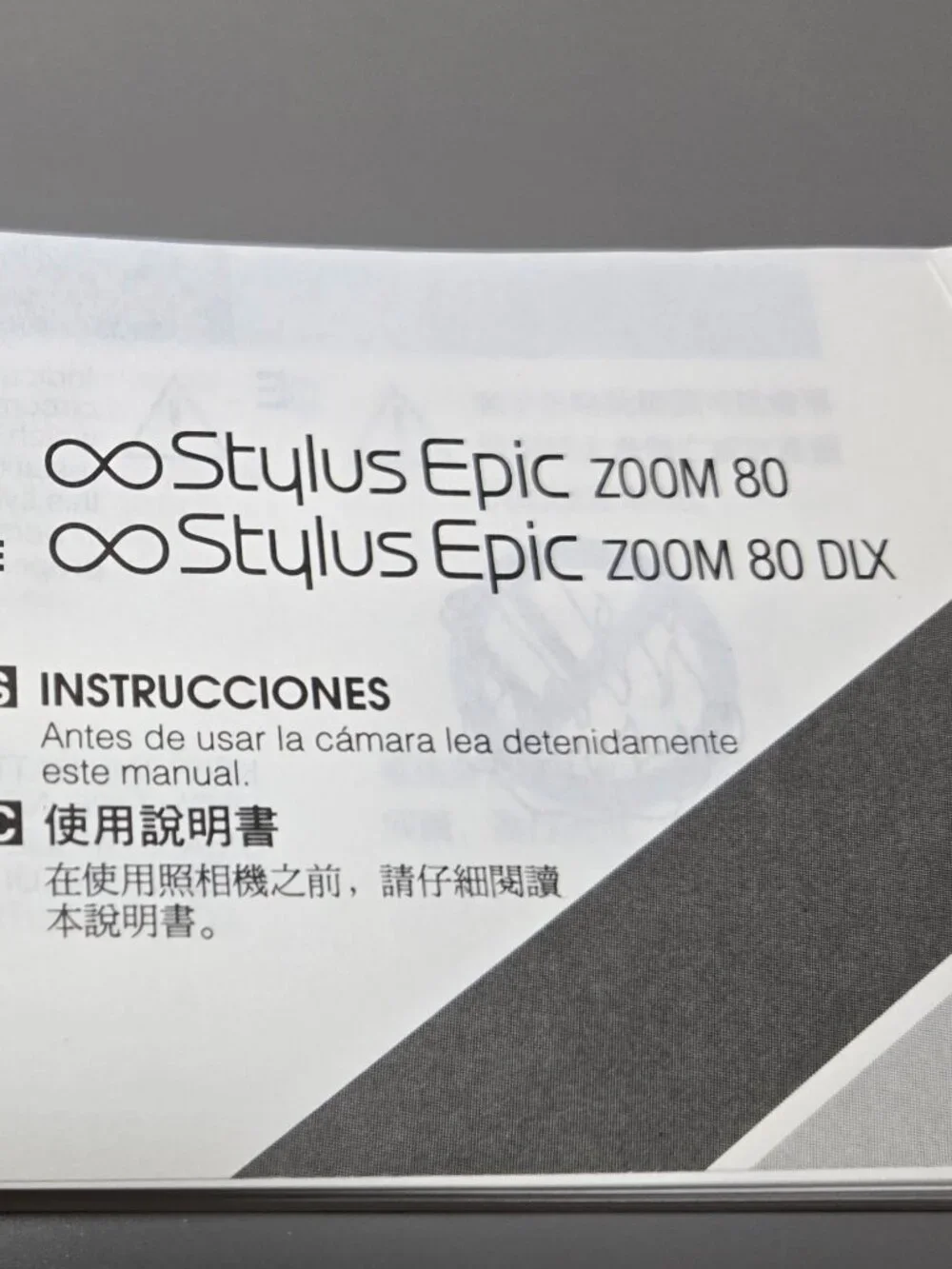 Olympus Stylus Epic Zoom 80 DLX 35mm Point & Shoot Film Camera Weather Resistant